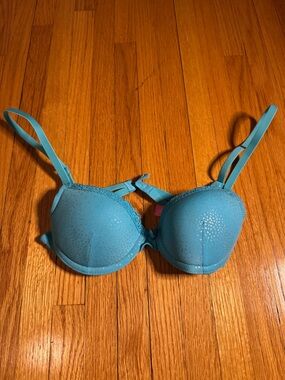 Fruit of the Loom 32B Light Blue Star Print Bra